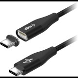 AlzaPower MagCore USB-C to USB-C 100W 1.5m, fekete (APW-CBTCMG115B)