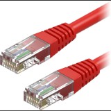 AlzaPower Patch CAT5E UTP 0,25m, piros (APW-CBP5EU0002R)