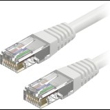 AlzaPower Patch CAT5E UTP 5m, fehér (APW-CBP5EU0050W)