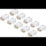 AlzaPower Patch CAT6 UTP RJ45 8p8c árnyékolatlan, hajtogatott, vezetékre, 10-es csomagban (APW-CP6UST10)
