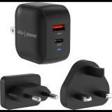 AlzaPower T320CA Mini Travel Charger 35W, fekete (APW-CCT320CAB)