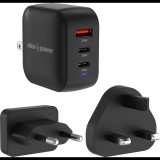 AlzaPower T620CCA Compact Travel Charger 70W, fekete (APW-CCT620CCAB)