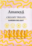 Amanova Creamy Treats – Golden Delight – csirekhús, tök, sárgarépa 6 x 15 g