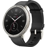 Amazfit Active 2 NFC fekete bőr szíjas okosóra (W2433EU1N)