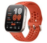 Amazfit Bip 6 okosóra (aktivitásmérő, szilikon szíj, BioTracker, GPS, IP68 vízálló) PIROS