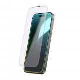 AmazingThing Titan Matte Glass matt edzett üveg fekete szegéllyel iPhone 16 Pro