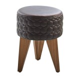 AMBIANTA Konyhai szék, Pandora, barna + fekete, 35,5 x 35,5 x 46 cm