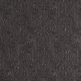 Ambiente Elegance dark grey dombornyomott papírszalvéta 33x33cm,15db-os