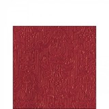 Ambiente Elegance dark red dombornyomott papírszalvéta 25x25cm, 15db-os