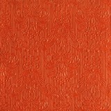 Ambiente Elegance orange dombornyomott papírszalvéta 33x33cm,15db-os