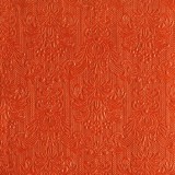 Ambiente Elegance orange dombornyomott papírszalvéta 40x40cm,15db-os