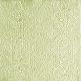 Ambiente Elegance pearl green dombornyomott papírszalvéta 33x33cm,15db-os
