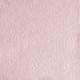 Ambiente Elegance pearl pink dombornyomott papírszalvéta 40x40cm,15db-os