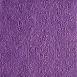 Ambiente Elegance purple dombornyomott papírszalvéta 33x33cm,15db-os