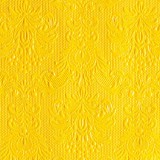 Ambiente Elegance yellow dombornyomott papírszalvéta 25x25cm,15db-os