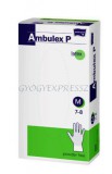 AMBULEX NITRIL 100 db Púdermentes gumikesztyű vizsgálókesztyű M-es méret