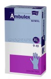 AMBULEX Nitril 100 db Púdermentes gumikesztyű vizsgálókesztyű XL-es méret 100 d