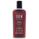 American Crew 3-in-1 Tea Tree Shampoo, Conditioner and Body Wash 250 ml