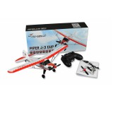 Amewi Piper J-3 Cup piros/fehér, 3CH RTF, Gyro, Mode 2 rc repülőgép