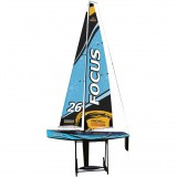 Amewi RC Segelyacht Focus III Racing távirányítós vitorlás hajó - Kék (26099)