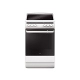Amica 55353 fehér, szabadonálló, kerámialapos, elektromos, főzőzóna: 4, sütő:65L, grill, tűzhely