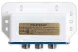 Amiko diseqc 2/1 koax relé+müanyag esővédő