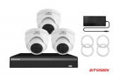 Amiko Home 3 kamerás 5Mp-es kamera szett rögzítővel