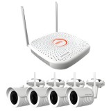 Amiko WIFI KIT-4900 2MP 4 kamerás 9 csatornás vezeték nélküli kamera rendszer - AMIKOKIT-4900