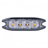 AMIO Rácsra szerelhető villogólámpa 98x30 mm
