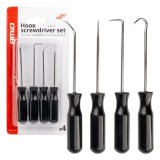 AMIO Szerelőkampó készlet 4 db-os