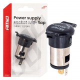 Amio vízálló szivargyújtó aljzat - 12/24V 250W