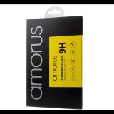 AMORUS képernyővédő üveg (2.5D full glue, teljes felületén tapad, extra karcálló, 0.3mm, 9H) FEKETE [Honor 10 Lite] (5996457849819) - Kijelzővédő fólia
