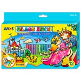 Amos Üvegfesték 12 db-os készlet