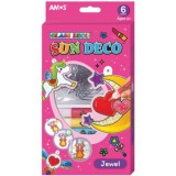 Amos: Üvegfesték szett 6 darabos - fényvarázs formákkal