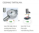Analóg kézi Shore A keménységmérő állvánnyal SAUTER HBA + TI-AC