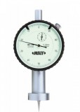 Analóg mérőórás mélységmérő, kerek talppal 0-10/25/0.01 mm - Insize 2343-102