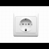 Anco 321040 Olympic 1 férőhelyes Fali aljzat kerettel - Fehér (321040)