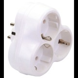 Anco 321733 16A 250V 3 aljzatos elosztó - Fehér (321733)