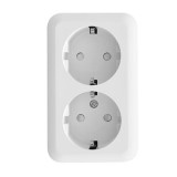 ANCO Austin 2-es földelt dugalj, falon kívüli