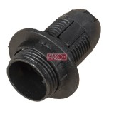 ANCO Foglalat 1 gyűrűvel E14, fekete