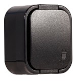 Anco Hydra+ 1-es IP54 földelt falon kívüli dugalj (321665)