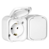 ANCO Hydra+ 2-es földelt dugalj, IP54