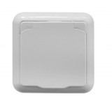 ANCO Porto 1-es földelt dugalj, IP44, süllyesztett