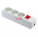 ANCO Vezeték nélküli asztali elosztó 3-as kapcsolóval 16A fehér vezeték nélkül.