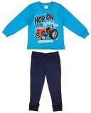 Andrea Kft. 2 részes fiú pizsama traktoros mintával