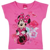 Andrea Kft. Disney Minnie szíves virágos lányka póló