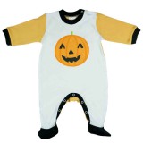 Andrea Kft. Halloween mintás hosszú ujjú baba rugdalózó