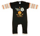 Andrea Kft. Halloween mintás hosszú ujjú rugdalózó