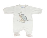 Andrea Kft. Hosszú ujjú baba rugdalózó Sünis mintával