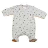 Andrea Kft. Hosszú ujjú mintás baba rugdalózó